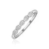 Diamond Wedding Ring 0.02CT Diamond 9K White Gold