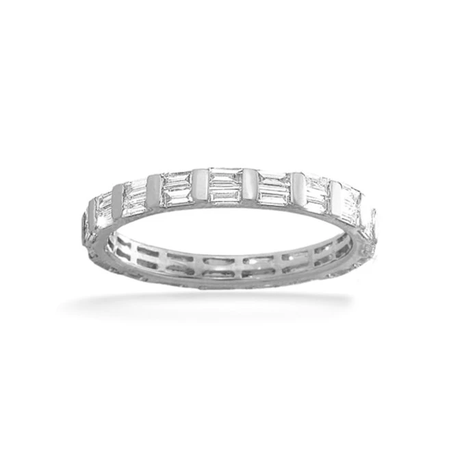 Eternity Ring Jessica Platinum Diamond 1.00ct H/Si 1 Eternity Ring Jessica Platinum Diamond 1.00ct H/Si