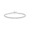 1.5ct Lab Diamond Tennis Bracelet Claw Set In 925 Silver