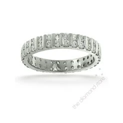 Eternity Ring Ellie 18K White Gold Diamond 2.00ct H/Si