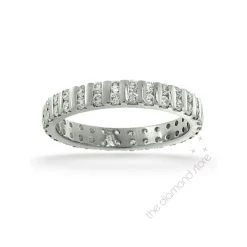 Eternity Ring Ellie 18K White Gold Diamond 1.00ct H/Si