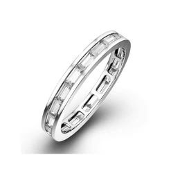 Eternity Ring Lily 18K White Gold Diamond 1.00ct H/Si