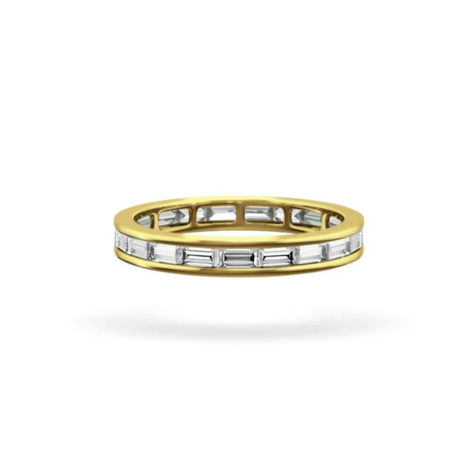 Eternity Ring Lily 18K Gold Diamond 1.00ct H/Si 2 Eternity Ring Lily 18K Gold Diamond 1.00ct H/Si - Image 2