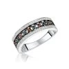 Stellato Collection Multi Colour Diamond Ring 0.23ct In 9K White Gold