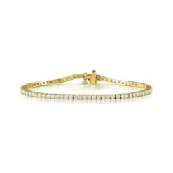 Diamond Tennis Bracelet 18K Gold Chloe 2.00ct G/Vs
