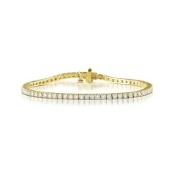 Diamond Tennis Bracelet Chloe 4.00ct Premium Claw Set In 18K Gold