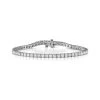Chloe Lab Diamond Tennis Bracelet 5.00ct G/VS Set In 18K White Gold