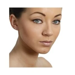 Diamond Earrings 0.20CT Studs H/SI Quality In 18K White Gold - 3mm -The Diamond Store DE01 20Wh