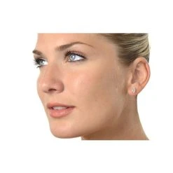 Aquamarine 0.80CT And Diamond 9K Yellow Gold Earrings -The Diamond Store F2033h