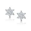 Cluster Earrings 0.30ct Diamond 9K Yellow Gold