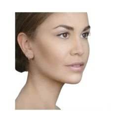 0.08ct Diamond And 9K White Gold Earrings - H4558 -The Diamond Store F2336h