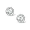 Ella Halo Lab Diamond Earrings 0.65ct Set In 9K White Gold