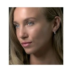 Stellato Ruby And Diamond Eternity Earrings In 9K White Gold -The Diamond Store F2456h