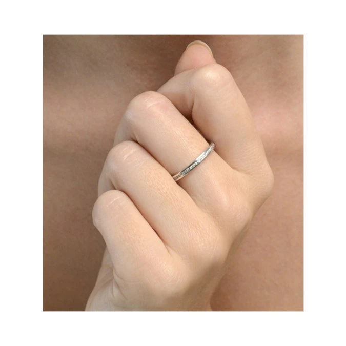 Diamond Eternity Ring Rae Channel Set 0.50ct H/Si In 18K White Gold 4 Diamond Eternity Ring Rae Channel Set 0.50ct H/Si In 18K White Gold - Image 4