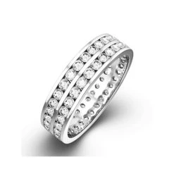 Eternity Ring Lucy Platinum Diamond 1.00ct H/Si