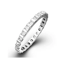 Eternity Ring Olivia 18K White Gold Diamond 1.00ct G/Vs