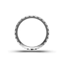 Eternity Ring Olivia 18K White Gold Diamond 1.00ct H/Si -The Diamond Store FE20 100wc 11