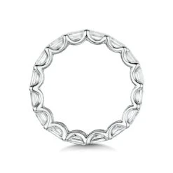 Sofia Diamond Eternity Ring Emerald Cut 2.42ct VVs Platinum Size J-N 7 Sofia Diamond Eternity Ring Emerald Cut 2.42ct VVs Platinum Size J-N -The Diamond Store FE43 FE45s 2