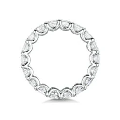 Elisa Diamond Eternity Ring Asscher Cut 5.72ct VVs Platinum Size J-N 7 Elisa Diamond Eternity Ring Asscher Cut 5.72ct VVs Platinum Size J-N -The Diamond Store FE52 FE54s 6