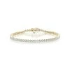 Diamond Tennis Bracelet Rub Over Style 1.00ct 9K Gold