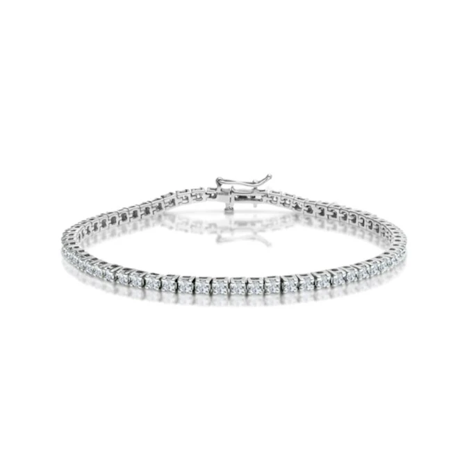 3ct Diamond Tennis Bracelet Claw Set In 9K White Gold 1 3ct Diamond Tennis Bracelet Claw Set In 9K White Gold