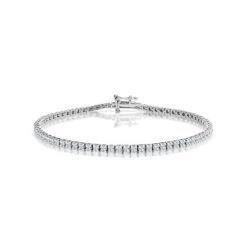 2ct Diamond Tennis Bracelet Claw Set In 9K White Gold