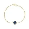 Sapphire 1.11ct And Diamond 18K Yellow Gold Alegria Bracelet
