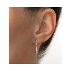 Small Drop Earrings 0.12ct Diamond 9K Yellow Gold 9 Small Drop Earrings 0.12ct Diamond 9K Yellow Gold -The Diamond Store H3426 v1