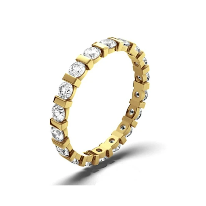 Eternity Ring Hannah 18K Gold Diamond 1.00ct G/Vs 1 Eternity Ring Hannah 18K Gold Diamond 1.00ct G/Vs