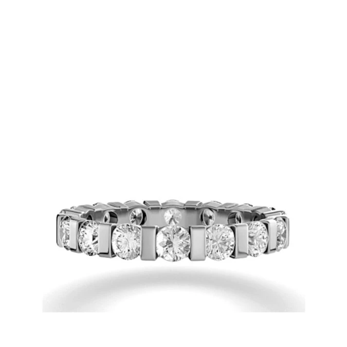 Eternity Ring Hannah 18K White Gold Diamond 2.00ct G/Vs 2 Eternity Ring Hannah 18K White Gold Diamond 2.00ct G/Vs - Image 2
