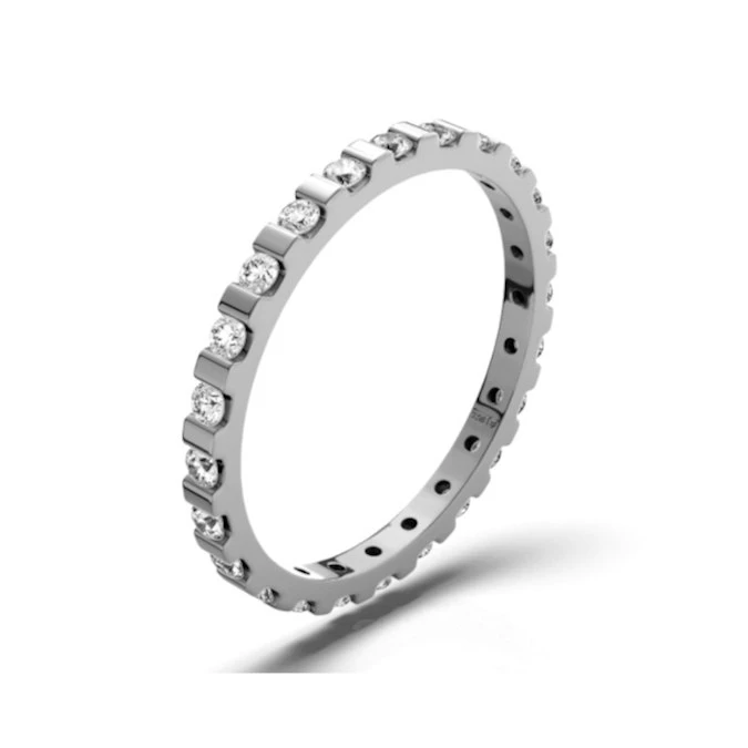 Eternity Ring Hannah Platinum Diamond 0.50ct G/Vs 1 Eternity Ring Hannah Platinum Diamond 0.50ct G/Vs
