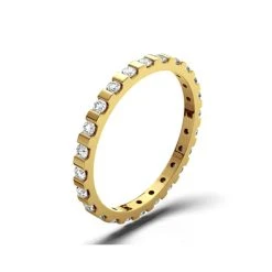 Eternity Ring Hannah 18K Gold Diamond 0.50ct H/Si