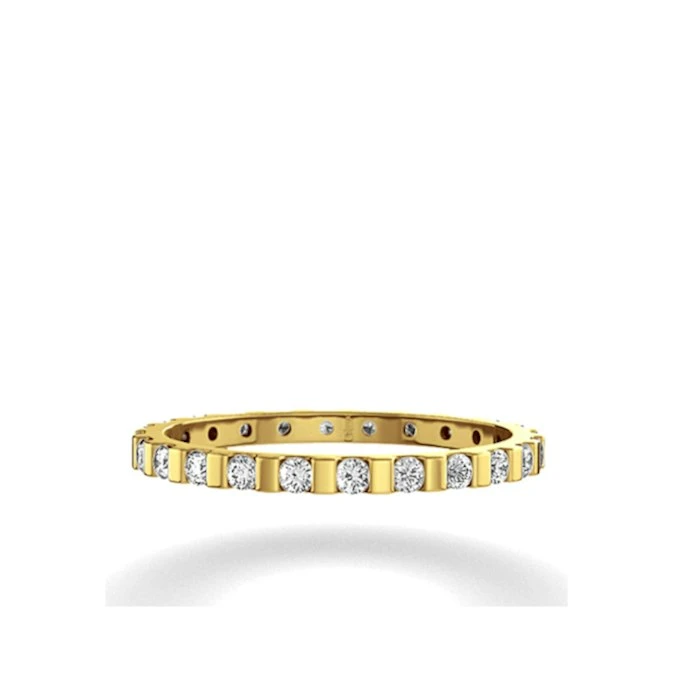 Eternity Ring Hannah 18K Gold Diamond 0.50ct G/Vs 2 Eternity Ring Hannah 18K Gold Diamond 0.50ct G/Vs - Image 2