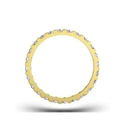Eternity Ring Hannah 18K Gold Diamond 0.50ct H/Si 8 Eternity Ring Hannah 18K Gold Diamond 0.50ct H/Si -The Diamond Store HANN50Y3 1