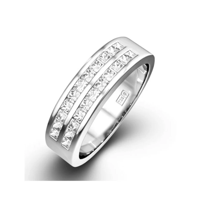 Holly Platinum Diamond Eternity Ring 1.50CT G/VS 1 Holly Platinum Diamond Eternity Ring 1.50CT G/VS