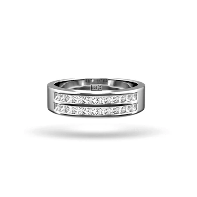 HOLLY PLATINUM Diamond ETERNITY RING 1.00CT G/VS 2 HOLLY PLATINUM Diamond ETERNITY RING 1.00CT G/VS - Image 2