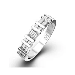 JESSICA PLATINUM Diamond ETERNITY RING 1.00CT G/VS
