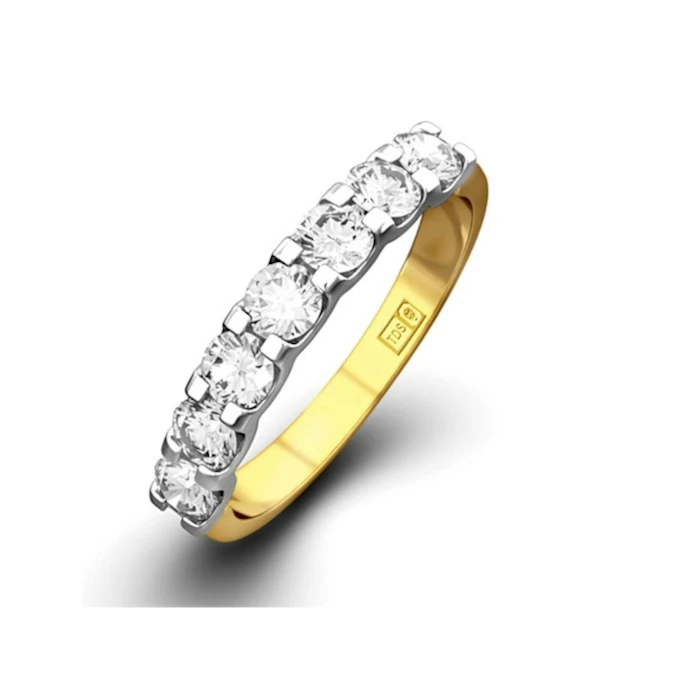 Chloe 18K Gold Lab Diamond Eternity Ring 0.50ct H/Si 1 Chloe 18K Gold Lab Diamond Eternity Ring 0.50ct H/Si