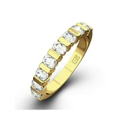 HANNAH 18K Gold Diamond ETERNITY RING 0.50CT G/VS