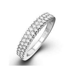 SOPHIE PLATINUM Diamond ETERNITY RING 0.50CT G/VS