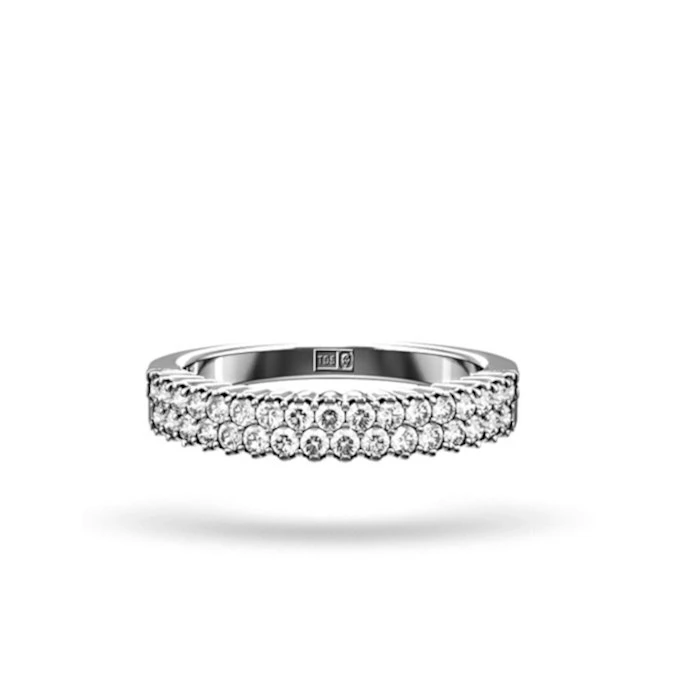 SOPHIE 18K White Gold Diamond ETERNITY RING 0.50CT G/VS 2 SOPHIE 18K White Gold Diamond ETERNITY RING 0.50CT G/VS - Image 2