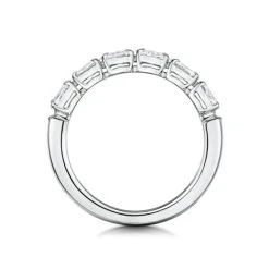 Helene Diamond Eternity Ring Oval Cut 1.25ct VVs Platinum Size O-W 7 Helene Diamond Eternity Ring Oval Cut 1.25ct VVs Platinum Size O-W -The Diamond Store HE22s 2