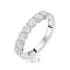 Lenora Diamond Eternity Ring Round Cut 1.29ct VVs Platinum Size H-I