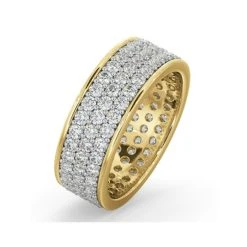 Eternity Ring Tia 18Ky Diamond 2.00ct H/Si
