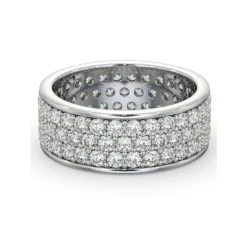 Eternity Ring Tia Platinum Diamond 3.00ct H/Si -The Diamond Store HG27 300W2 1