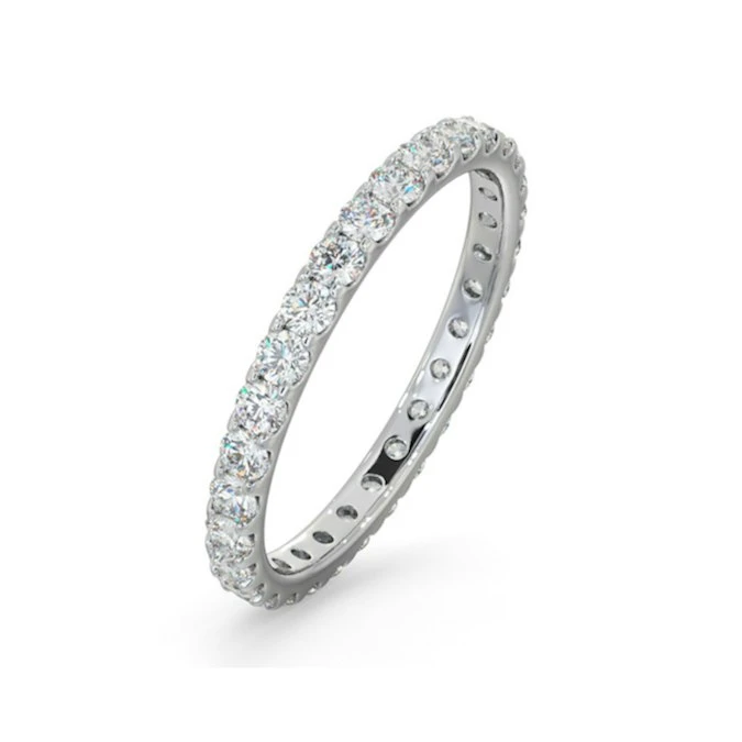 Eternity Ring Erin Platinum Diamond 1.00ct H/Si 1 Eternity Ring Erin Platinum Diamond 1.00ct H/Si