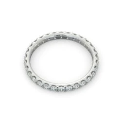 Erin Lab Diamond Eternity Ring 18K White Gold 1.00ct G/Vs -The Diamond Store HG29 100W3 2