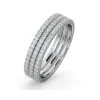 Eternity Ring Erin Diamond 1.50ct And Three Platinum Set
