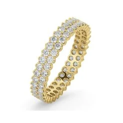 Eternity Ring Jasmine 18K Gold Diamond 1.00ct G/Vs