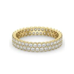 Eternity Ring Jasmine 18K Gold Diamond 1.00ct H/Si -The Diamond Store HG30 100Y2